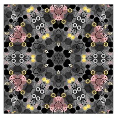 Abstract Geometric Kaleidoscope Large Satin Scarf (Square)