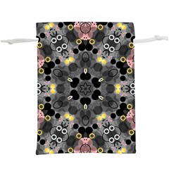 Abstract Geometric Kaleidoscope  Lightweight Drawstring Pouch (XL)