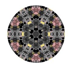 Abstract Geometric Kaleidoscope Mini Round Pill Box (Pack of 3)