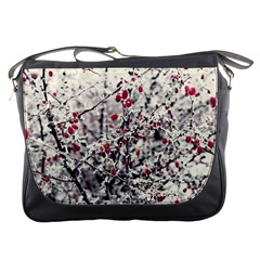 Berries In Winter, Fruits In Vintage Style Photography Messenger Bag by Casemiro