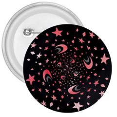 Pattern Lune Étoile Profondeur 3  Buttons