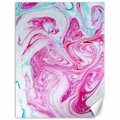 Marbling Art Print Canvas 12  X 16  by kaleidomarblingart