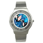 Pattern Nature  Stainless Steel Watch Front