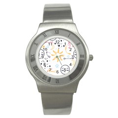 Pattern Mystic Stainless Steel Watch by alllovelyideas