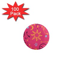 Pattern Mystic Color 1  Mini Magnets (100 pack) 