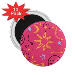 Pattern Mystic Color 2.25  Magnets (10 pack) 