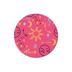 Pattern Mystic Color Magnet 3  (Round)