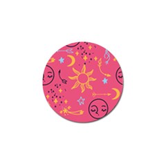 Pattern Mystic Color Golf Ball Marker (10 pack)