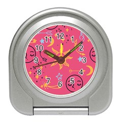 Pattern Mystic Color Travel Alarm Clock