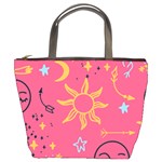 Pattern Mystic Color Bucket Bag Front