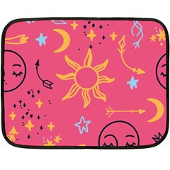 Pattern Mystic Color Double Sided Fleece Blanket (Mini) 