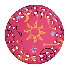 Pattern Mystic Color Ornament (Round Filigree)