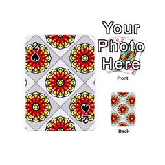 Mandala Modern Forme Geometrique Playing Cards 54 Designs (mini) by byali