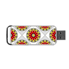 Mandala Modern Forme Geometrique Portable Usb Flash (two Sides) by byali