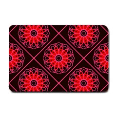 Mandala Colore Abstraite Small Doormat  by byali