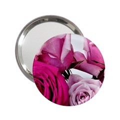 Magenta Roses 2 25  Handbag Mirrors by kaleidomarblingart