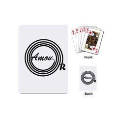 Amour Playing Cards Single Design (mini) by WELCOMEshop