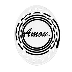 Amour Ornament (oval Filigree) by WELCOMEshop