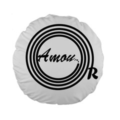 Amour Standard 15  Premium Round Cushions by WELCOMEshop