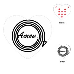 Amour Playing Cards Single Design (heart) by WELCOMEshop