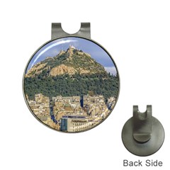 Atenas Aerial View Cityscape Photo Hat Clips With Golf Markers by dflcprintsclothing