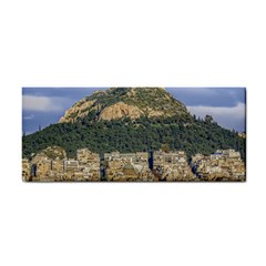 Atenas Aerial View Cityscape Photo Hand Towel by dflcprintsclothing