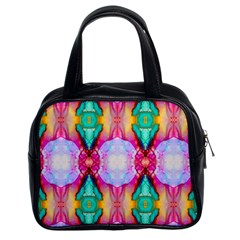 Colorful Abstract Painting E Classic Handbag (two Sides)