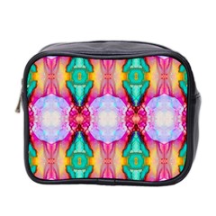 Colorful Abstract Painting E Mini Toiletries Bag (two Sides)