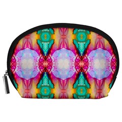 Colorful Abstract Painting E Accessory Pouch (large)