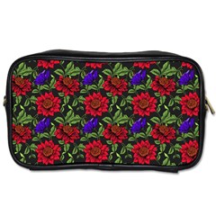 Spanish Passion Floral Pattern Toiletries Bag (One Side)