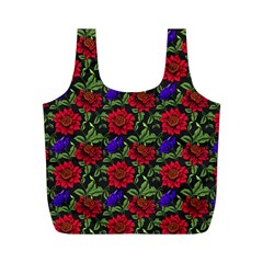 Spanish Passion Floral Pattern Full Print Recycle Bag (M)