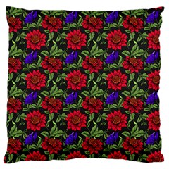 Spanish Passion Floral Pattern Standard Flano Cushion Case (Two Sides)