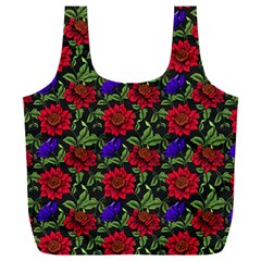 Spanish Passion Floral Pattern Full Print Recycle Bag (XXL)