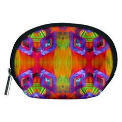 Glitch Futuristic Punk  Accessory Pouch (medium)