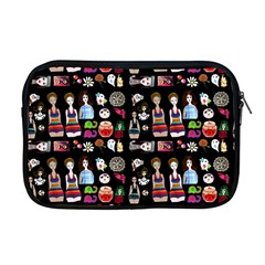 Drawing Collage Black Apple Macbook Pro 17  Zipper Case by snowwhitegirl