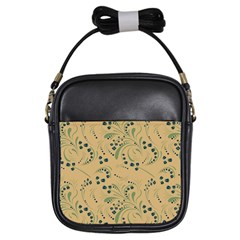 Folk Floral Art Pattern  Flowers Abstract Surface Design  Seamless Pattern Girls Sling Bag by Eskimos