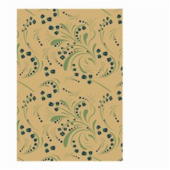 Folk Floral Art Pattern  Flowers Abstract Surface Design  Seamless Pattern Small Garden Flag (two Sides)