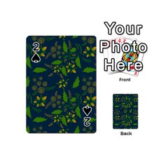 Folk Floral Art Pattern  Flowers Abstract Surface Design  Seamless Pattern Playing Cards 54 Designs (mini) by Eskimos