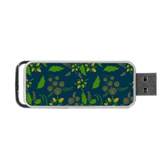 Folk Floral Art Pattern  Flowers Abstract Surface Design  Seamless Pattern Portable Usb Flash (one Side) by Eskimos