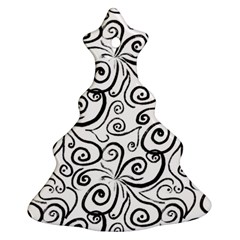 Squiggles Christmas Tree Ornament (two Sides) by SychEva