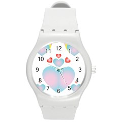 Hearth  Round Plastic Sport Watch (m) by WELCOMEshop