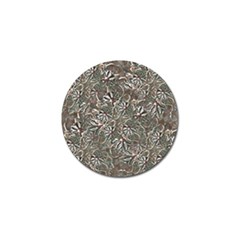 Modern Floral Collage Pattern Design Golf Ball Marker (10 pack)