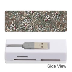 Modern Floral Collage Pattern Design Memory Card Reader (Stick)