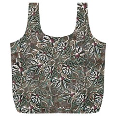 Modern Floral Collage Pattern Design Full Print Recycle Bag (XL)