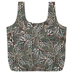 Modern Floral Collage Pattern Design Full Print Recycle Bag (xxxl) by dflcprintsclothing