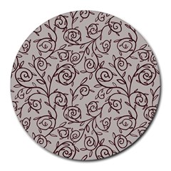 Curly Lines Round Mousepads by SychEva