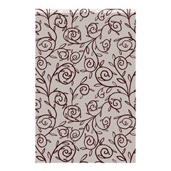 Curly Lines Shower Curtain 48  X 72  (small)  by SychEva