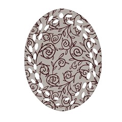 Curly Lines Ornament (oval Filigree) by SychEva