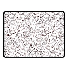 Pencil Flowers Seamless Pattern Fleece Blanket (small) by SychEva