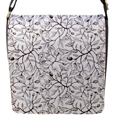 Pencil Flowers Seamless Pattern Flap Closure Messenger Bag (s) by SychEva